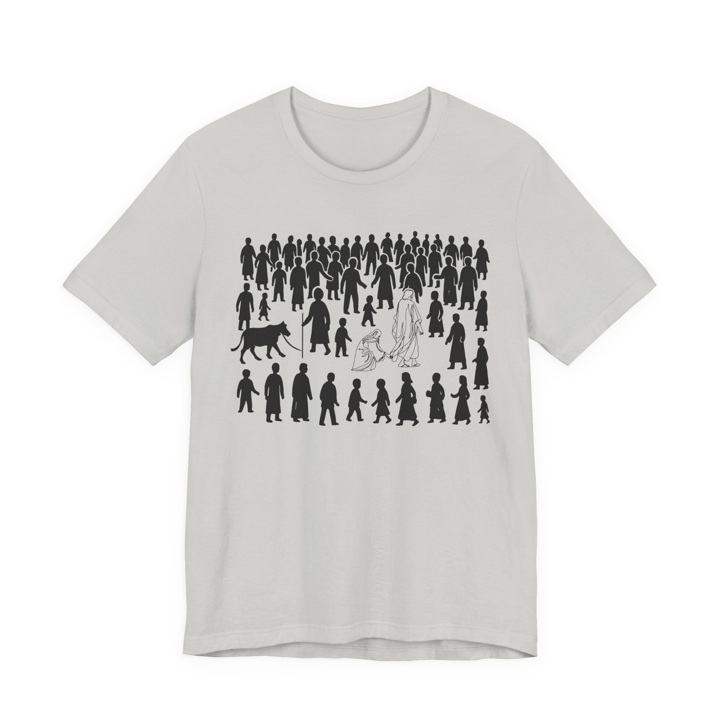 Jesus Pulling You from the Crowd Shirt – Christian Rescues Men Women Tee