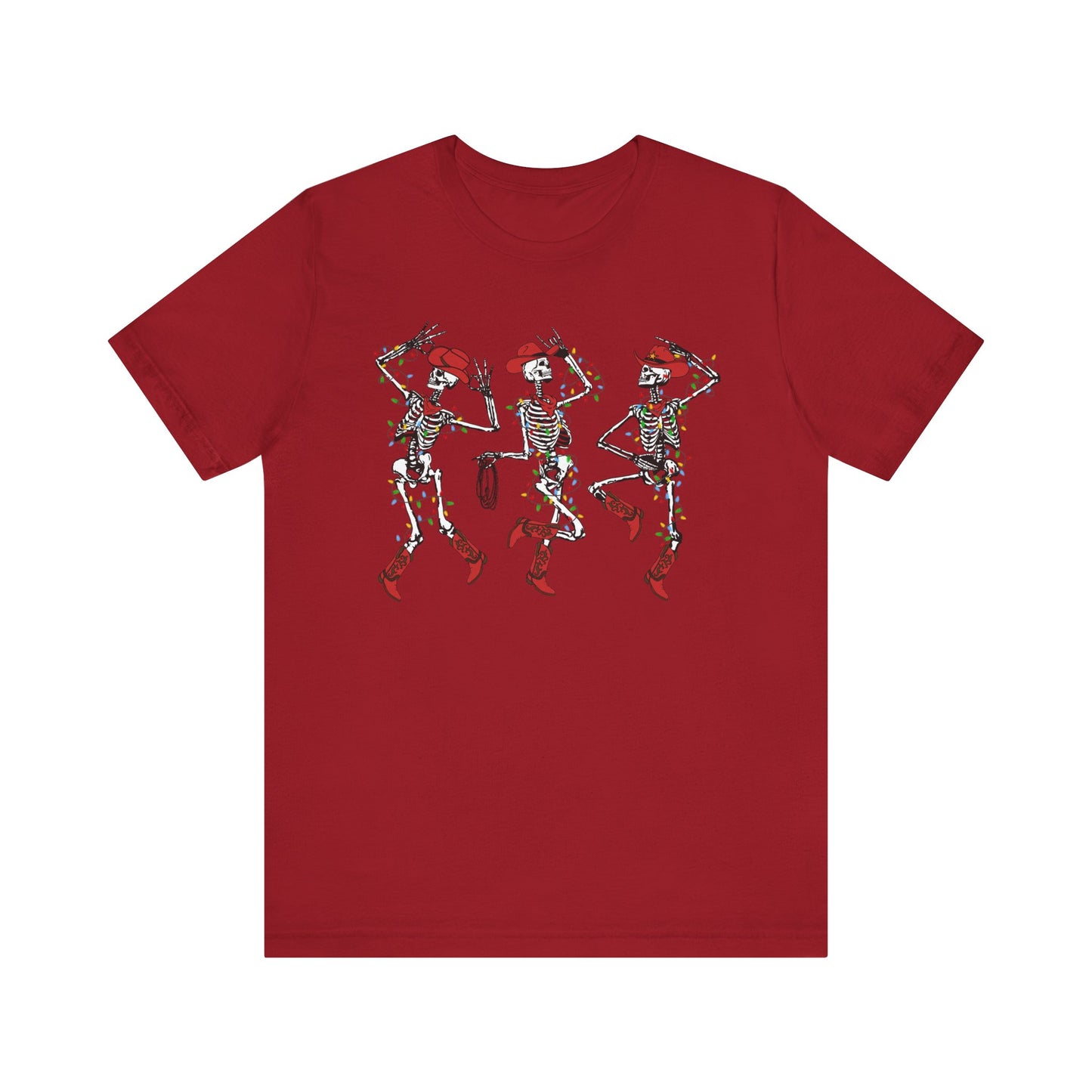 Spooky Christmas Skeleton Shirt – Funny Dancing Cowboy Western Holiday Tee