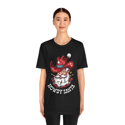 Howdy Santa Shirt – Funny Cowboy Western Christmas Holiday Costume Tee