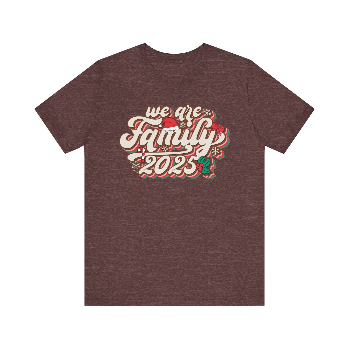 We Are Family Christmas Shirt – Retro Groovy 80s Matching Holiday Tee