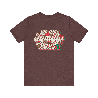 We Are Family Christmas Shirt – Retro Groovy 80s Matching Holiday Tee