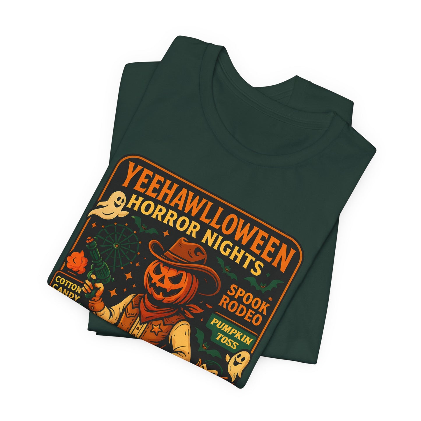 Yeehawlloween Shirt – Western Rodeo Halloween Carnival Cowgirl Cowboy Tee