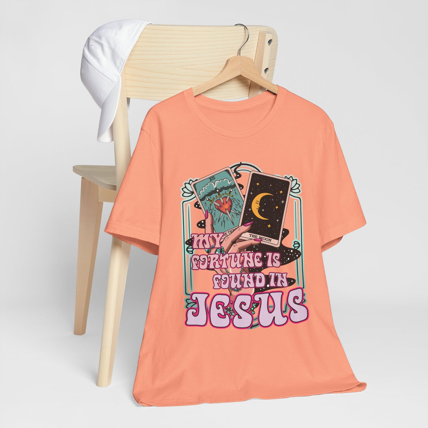 My Fortune Is Found in Jesus Shirt – Christian Tarot Card Faith Tee