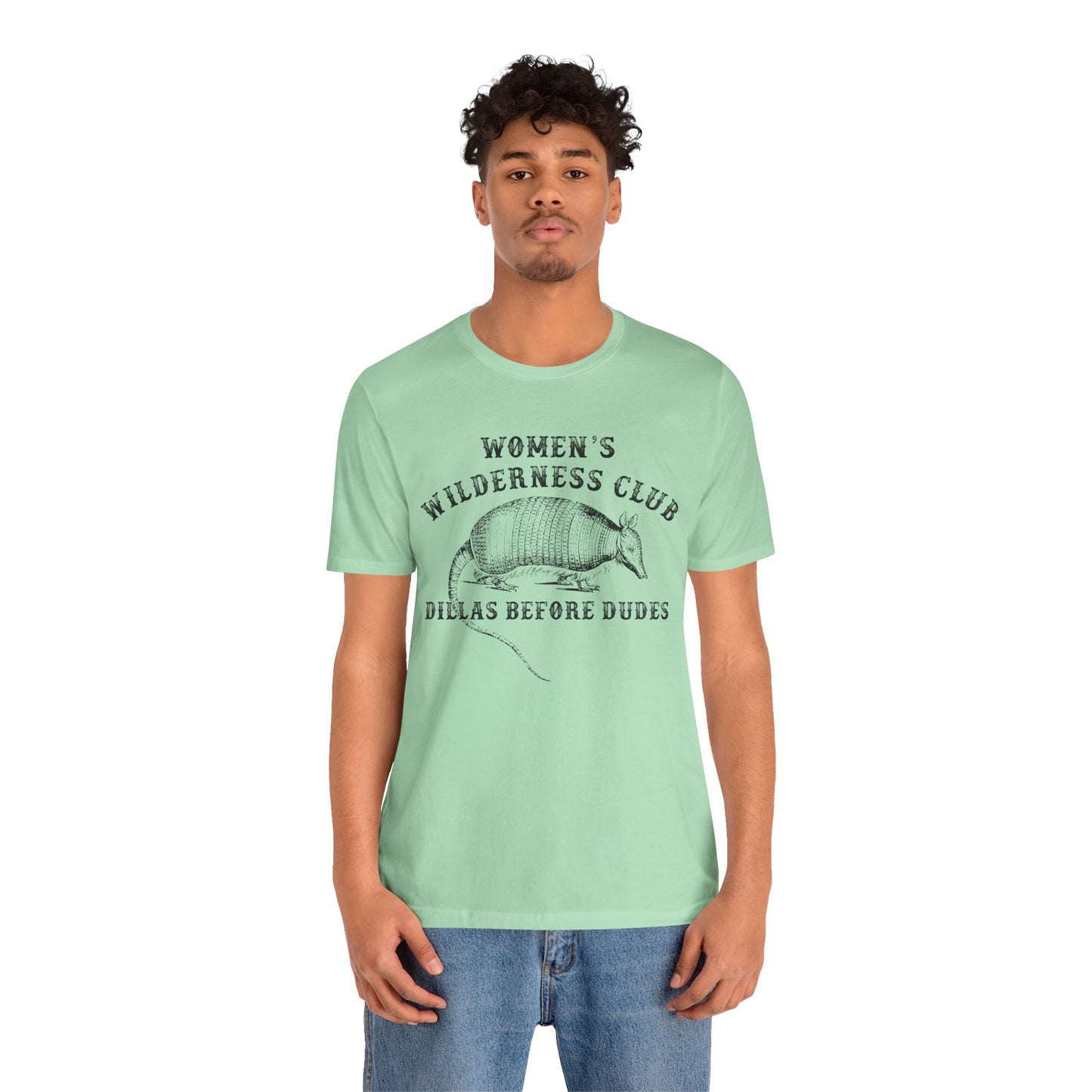 Women’s Wilderness Club Shirt – Dillas Before Dudes Western Armadillo Tee