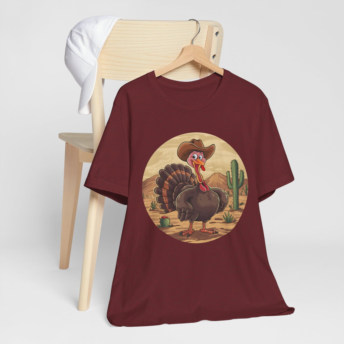 Western Thanksgiving Cowboy Turkey Shirt – Texas Desert Cowgirl Tee