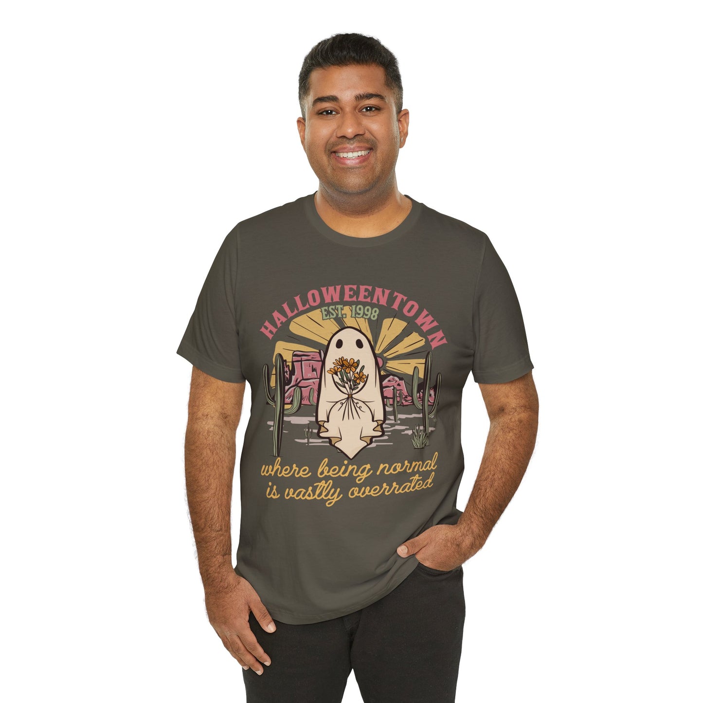 Halloweentown Est. 1998 Shirt – Retro Western Ghost Pumpkin Rodeo Tee