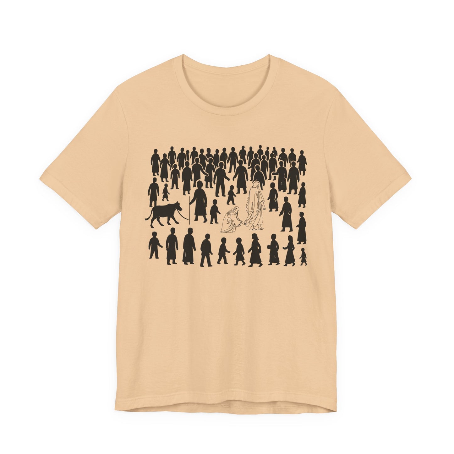 Jesus Pulling You from the Crowd Shirt – Christian Rescues Men Women Tee