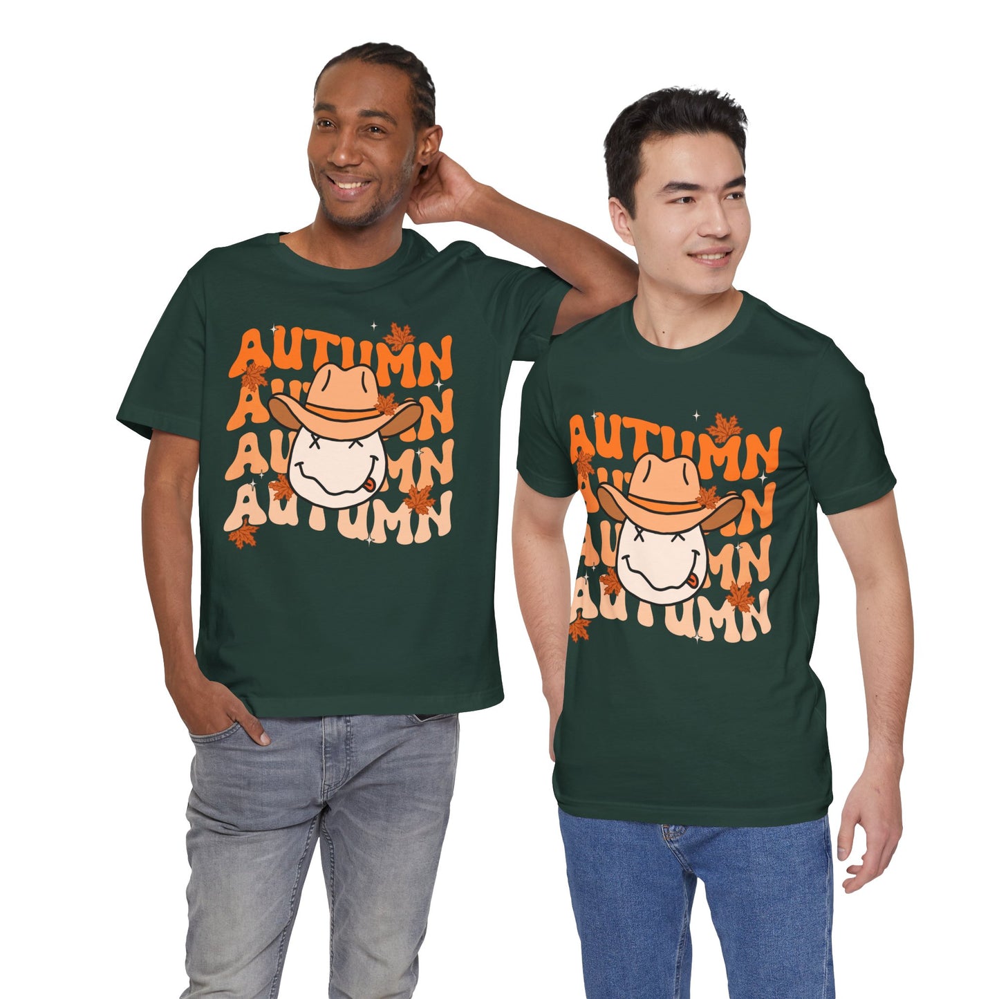Retro Groovy Fall Shirt – Vintage 70s Smile Face Pumpkin Halloween Tee