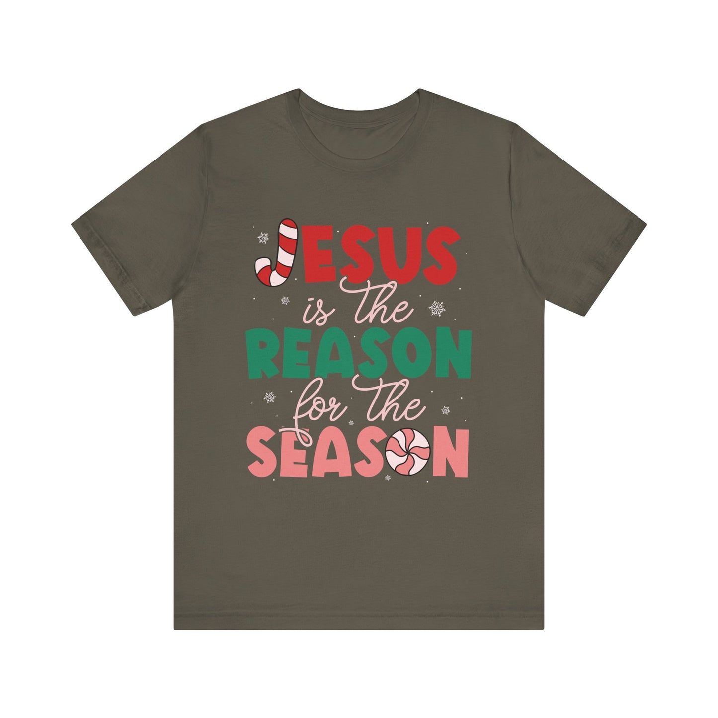 Retro Christmas Jesus Shirt – Christian “Reason for the Season” Faith Holiday Tee