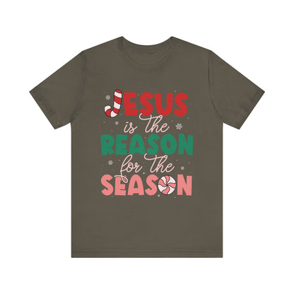 Retro Christmas Jesus Shirt – Christian “Reason for the Season” Faith Holiday Tee