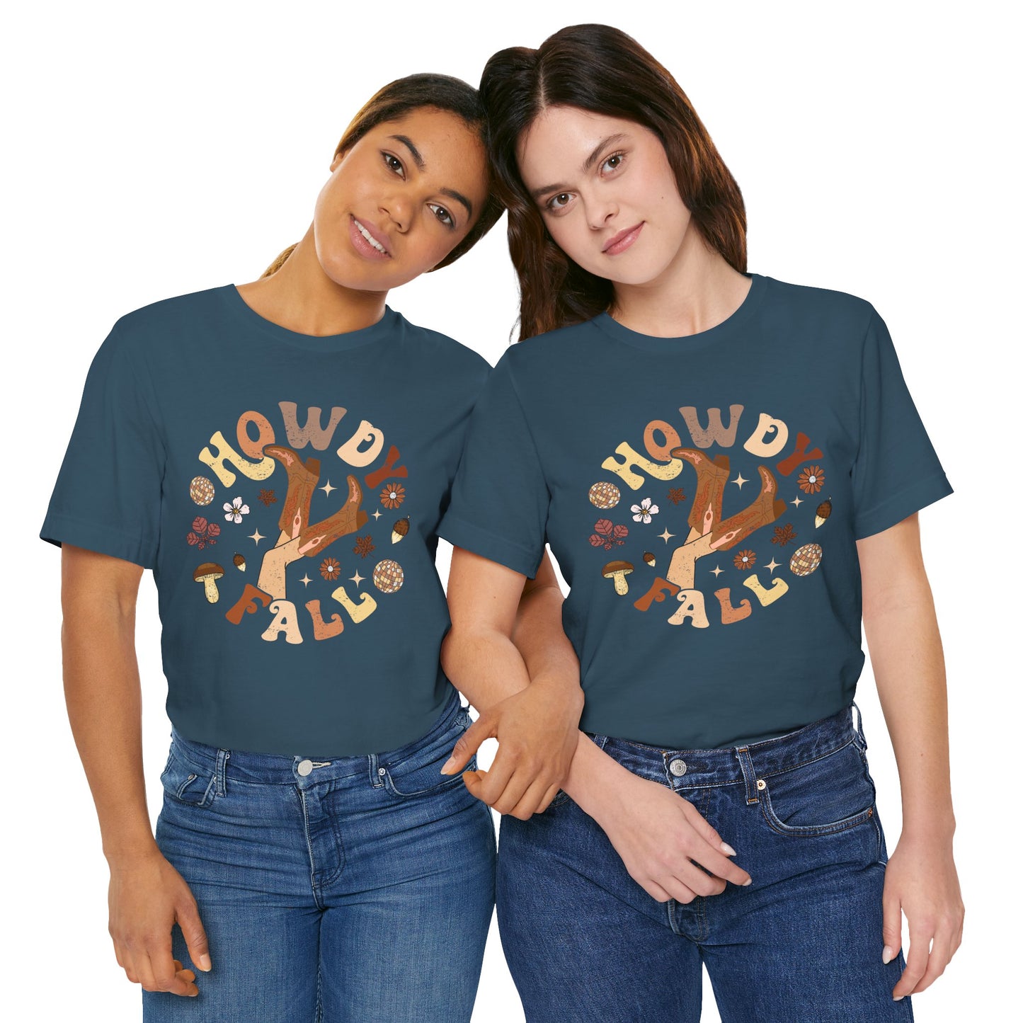 Retro Groovy Howdy Fall Shirt – Western Cowgirl Thanksgiving Rodeo Tee