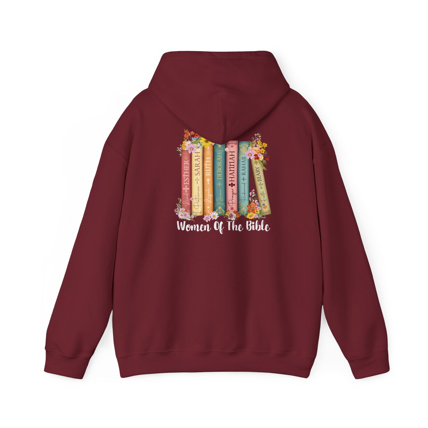 Women of the Bible Hoodie – Christian Floral Scripture Church Book Pullover