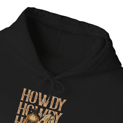 Howdy Black Cowgirl Hoodie – Country Western Rodeo Melanin Texas Pullover