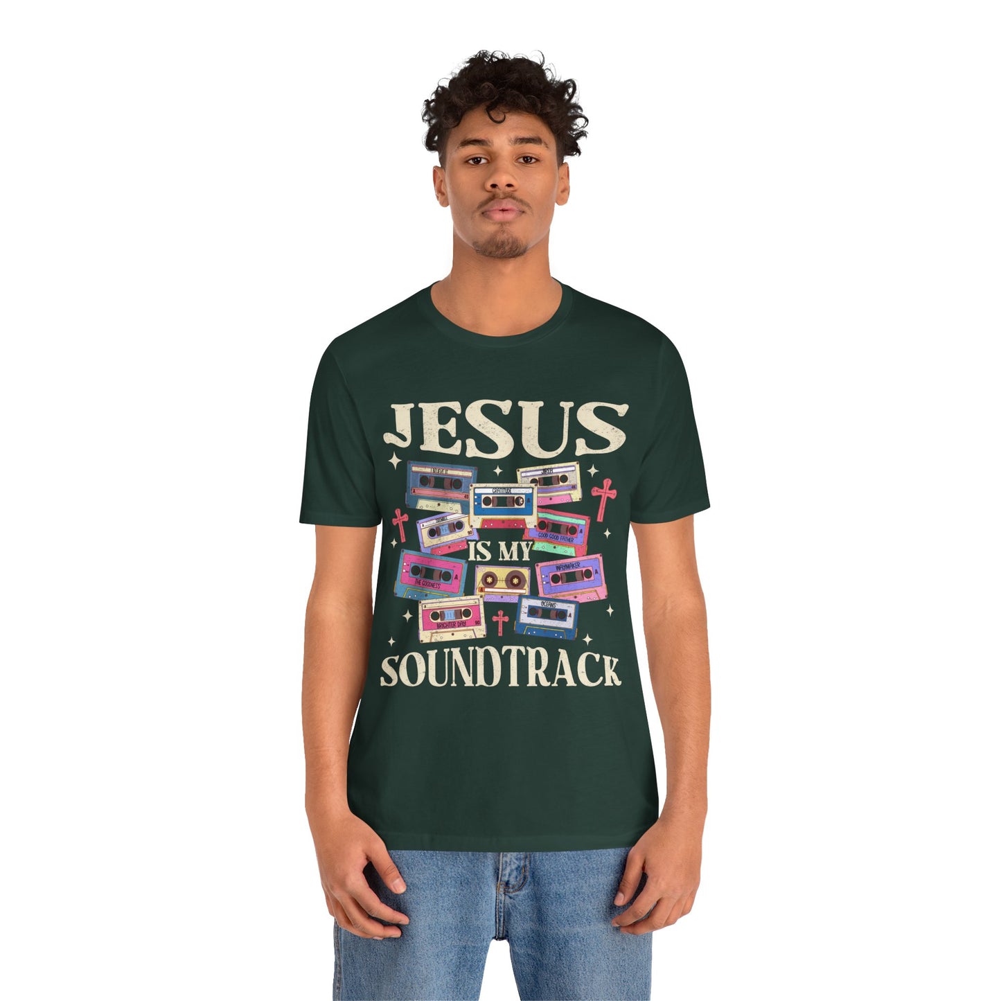 Jesus Is My Soundtrack Shirt – Christian Worship Music Faith Tee for Believers