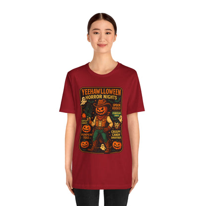 Yeehawlloween Shirt – Western Rodeo Halloween Carnival Cowgirl Cowboy Tee