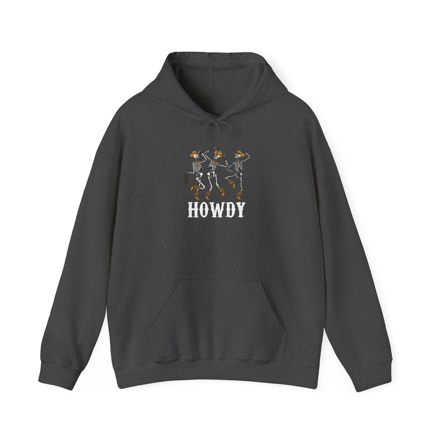 Howdy Cowboy Skeleton Hoodie – Western Dancing Boots Horse Rodeo Pullover