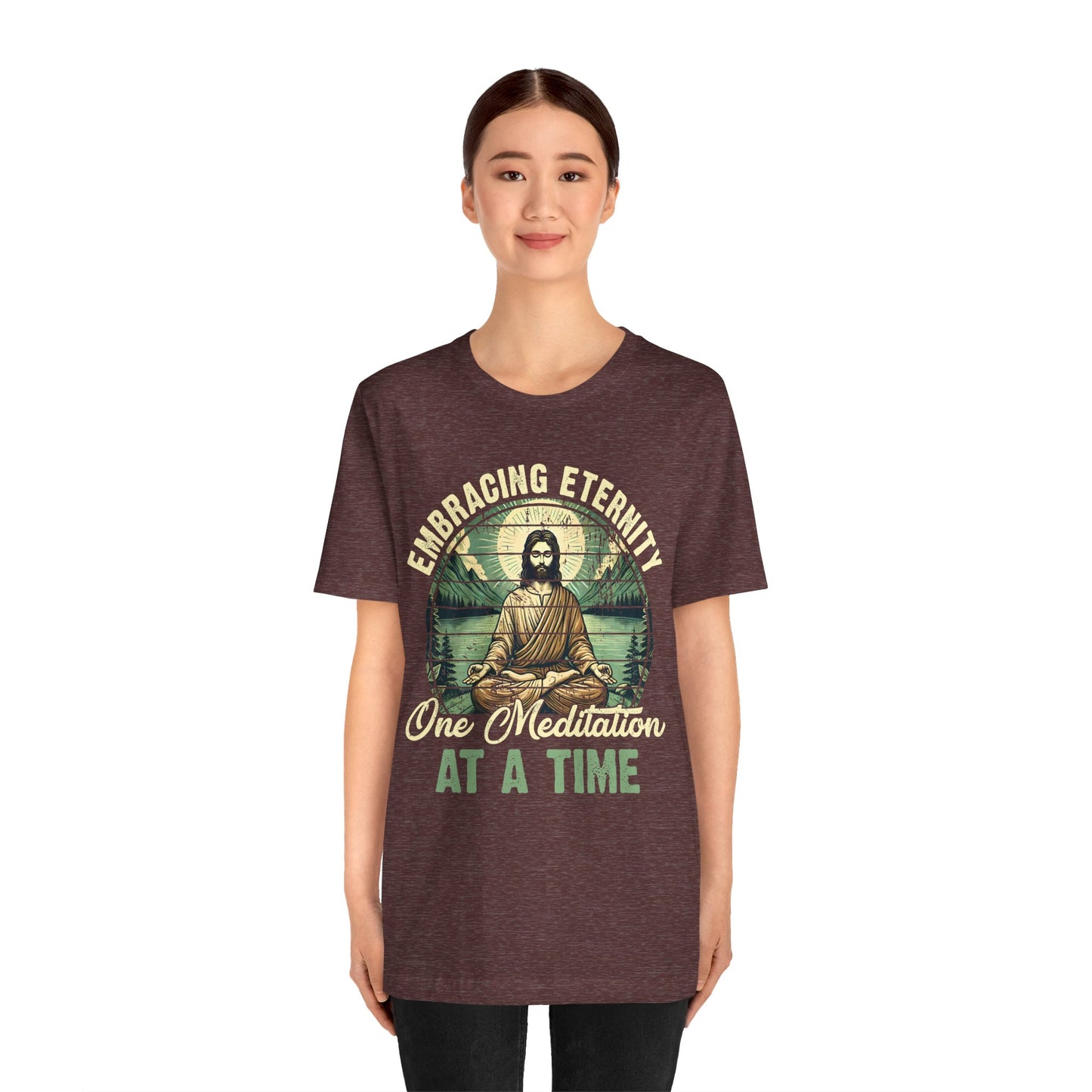 Embracing Eternity Shirt – Christian Yoga Jesus God Faith & Mindfulness Tee