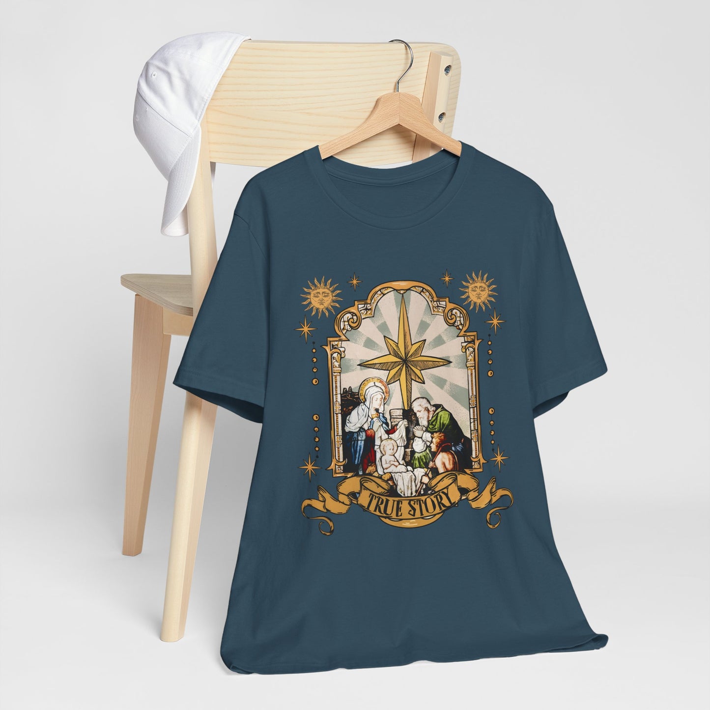 True Story Jesus Shirt – Christian Nativity Christmas Pajama Faith Tee