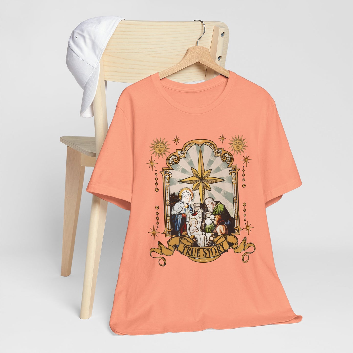 True Story Jesus Shirt – Christian Nativity Christmas Pajama Faith Tee