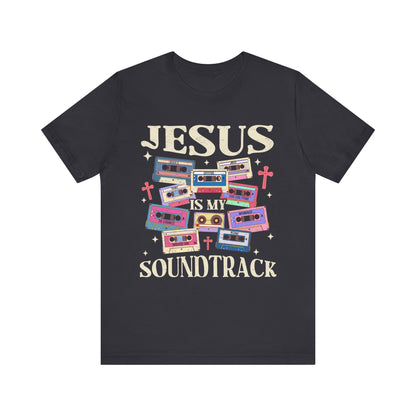 Jesus Is My Soundtrack Shirt – Christian Worship Music Faith Tee for Believers