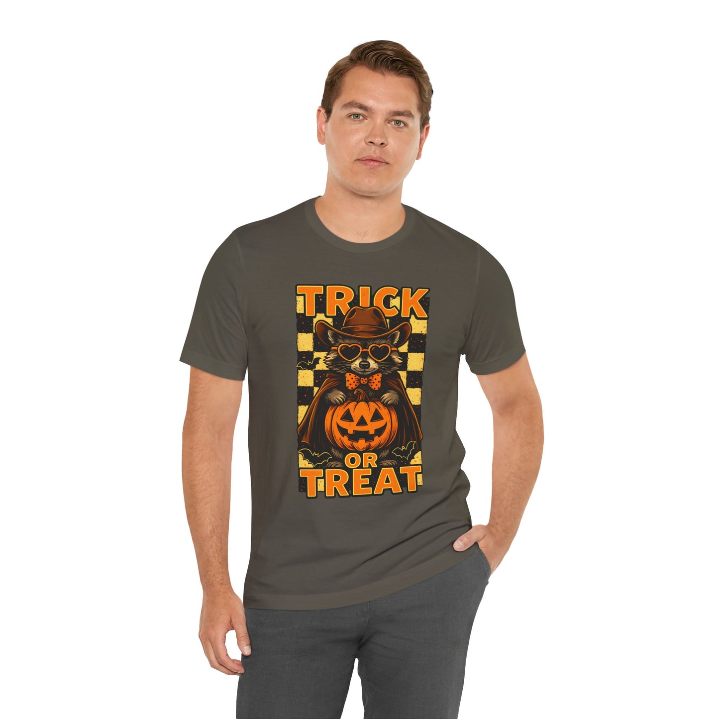 Trick or Treat Cowboy Raccoon Shirt – Cute Western Pumpkin Halloween Tee