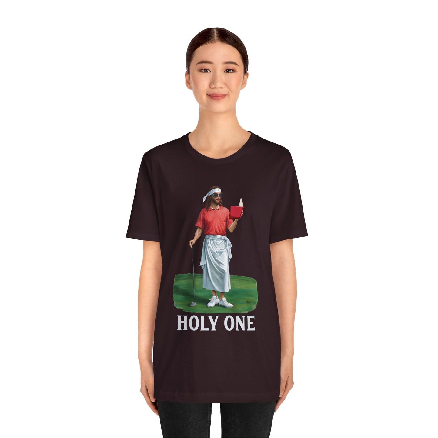 Jesus Golf Holy One Shirt – Funny Christian Faith & Sports Graphic Tee for Golfers