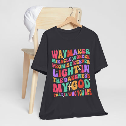 Waymaker Miracle Worker Shirt – Christian Worship My God Faith Tee