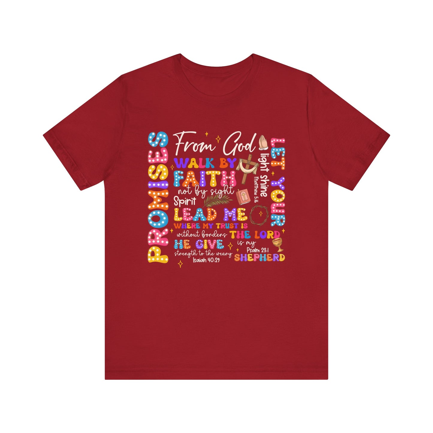 Walk by Faith Not by Sight Shirt – Christian 2 Corinthians 5:7 Groovy Scripture Tee