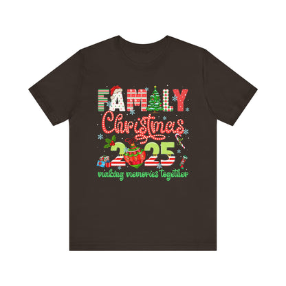 Family Christmas 2025 Matching Shirt – Festive Holiday Lights Ornament Tee