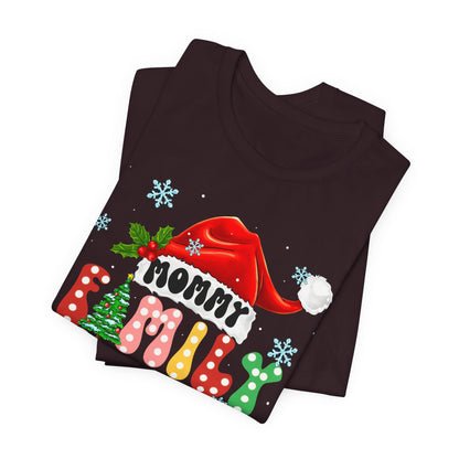 Mommy Family Christmas 2025 Shirt – Cute Matching Polka Dot Holiday Tee