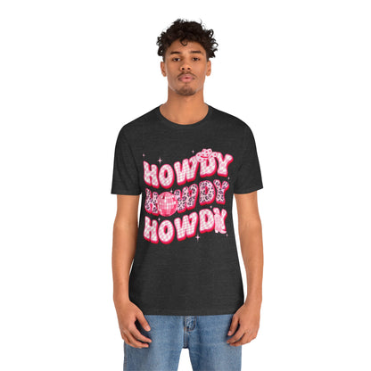 Howdy Pink Cowgirl Shirt – Leopard Disco Western Rodeo Country Girl Tee