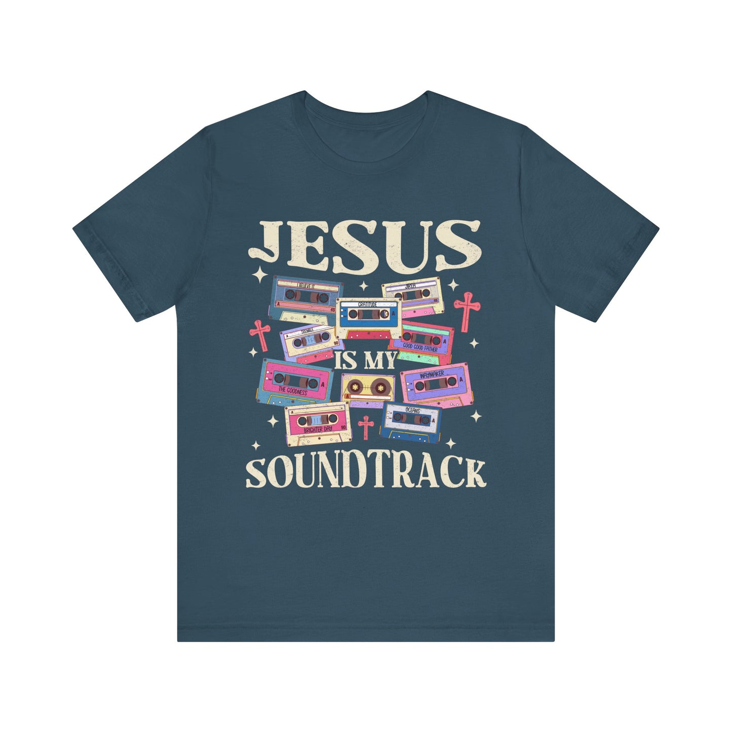 Jesus Is My Soundtrack Shirt – Christian Worship Music Faith Tee for Believers
