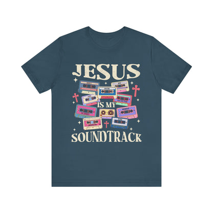 Jesus Is My Soundtrack Shirt – Christian Worship Music Faith Tee for Believers