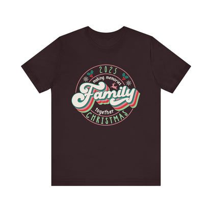 Retro Family Christmas 2025 Shirt – Vintage Matching Holiday Memories Tee