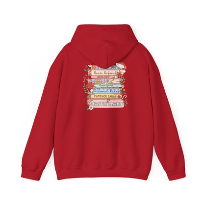 Christmas Bible Verse Hoodie – Christian Faith Jesus Book & Flowers Holiday Pullover