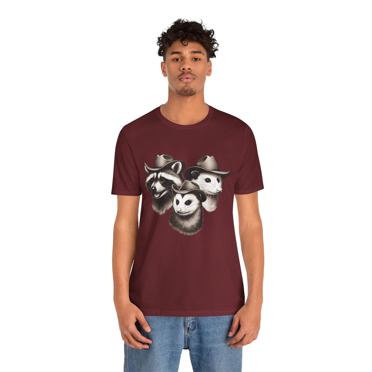 Cowboy Trash Trio Shirt – Opossum Raccoon Western Rodeo Funny Tee
