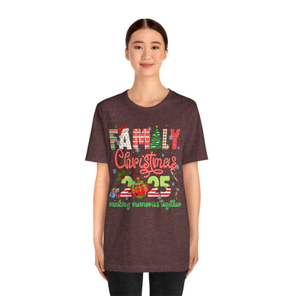 Family Christmas 2025 Matching Shirt – Festive Holiday Lights Ornament Tee