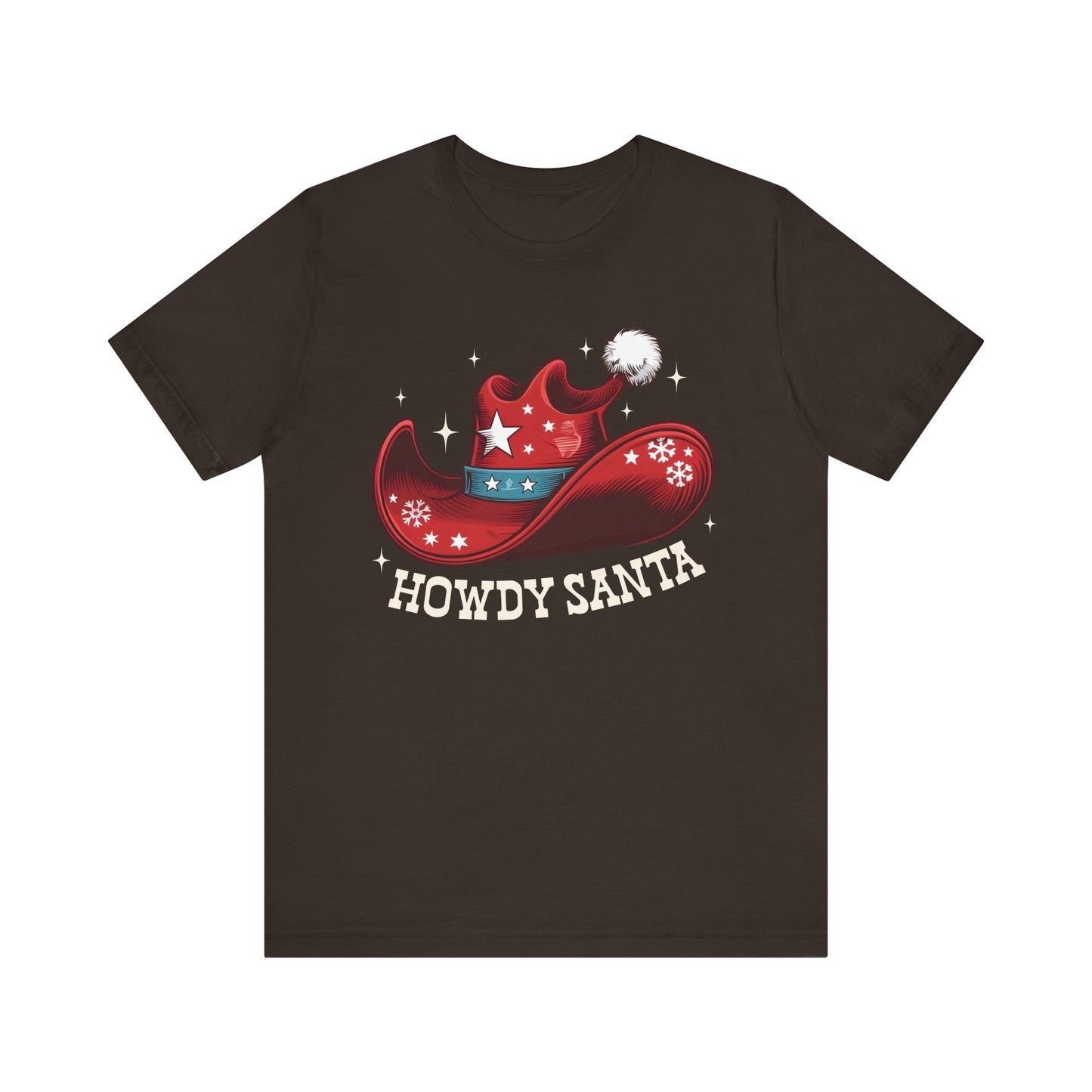 Howdy Santa Shirt – Funny Cowboy Claus Western Christmas Holiday Pajama Tee