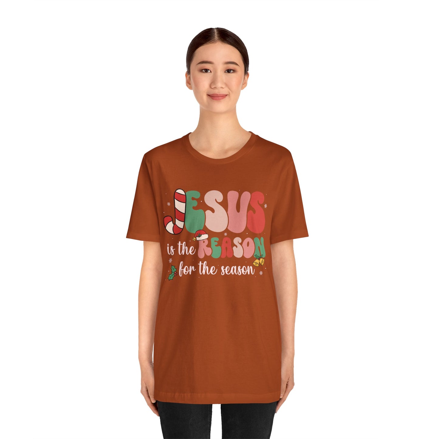 Retro Groovy Jesus Christmas Shirt – Vintage Christian Faith Holiday Tee