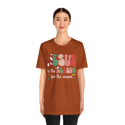 Retro Groovy Jesus Christmas Shirt – Vintage Christian Faith Holiday Tee