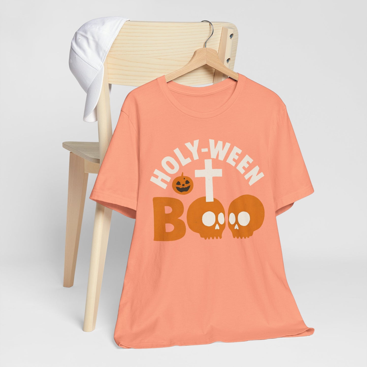 Holy Ween Boo Shirt – Christian Halloween Cross & Skull Faith Tee