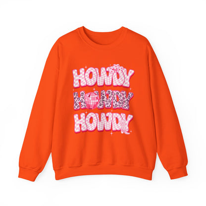 Disco Howdy Cowgirl Sweatshirt – Pink Leopard Western Rodeo Country Pullover