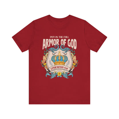 Armor of God Shirt – Christian Ephesians 6:11 Spiritual Warfare Faith Tee