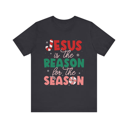 Retro Christmas Jesus Shirt – Christian “Reason for the Season” Faith Holiday Tee