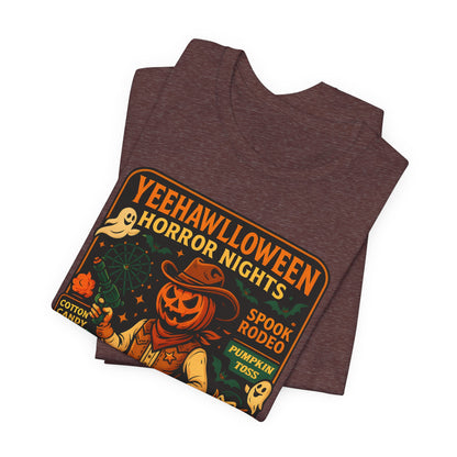 Yeehawlloween Shirt – Western Rodeo Halloween Carnival Cowgirl Cowboy Tee