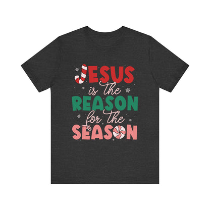 Retro Christmas Jesus Shirt – Christian “Reason for the Season” Faith Holiday Tee
