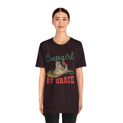 Cowgirl By Grace Shirt – Vintage Christian Western American Rodeo Tee