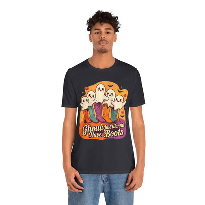Ghouls Just Wanna Have Boots Shirt – Western Cowgirl Ghost Halloween Tee