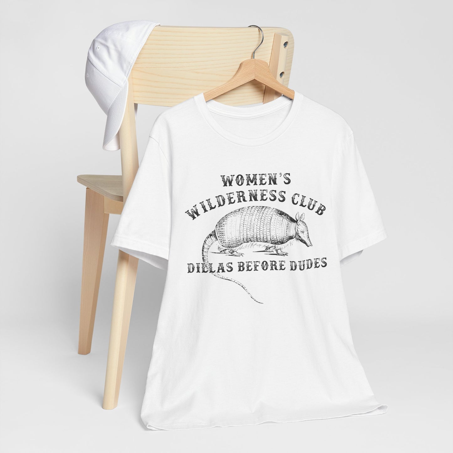 Women’s Wilderness Club Shirt – Dillas Before Dudes Western Armadillo Tee