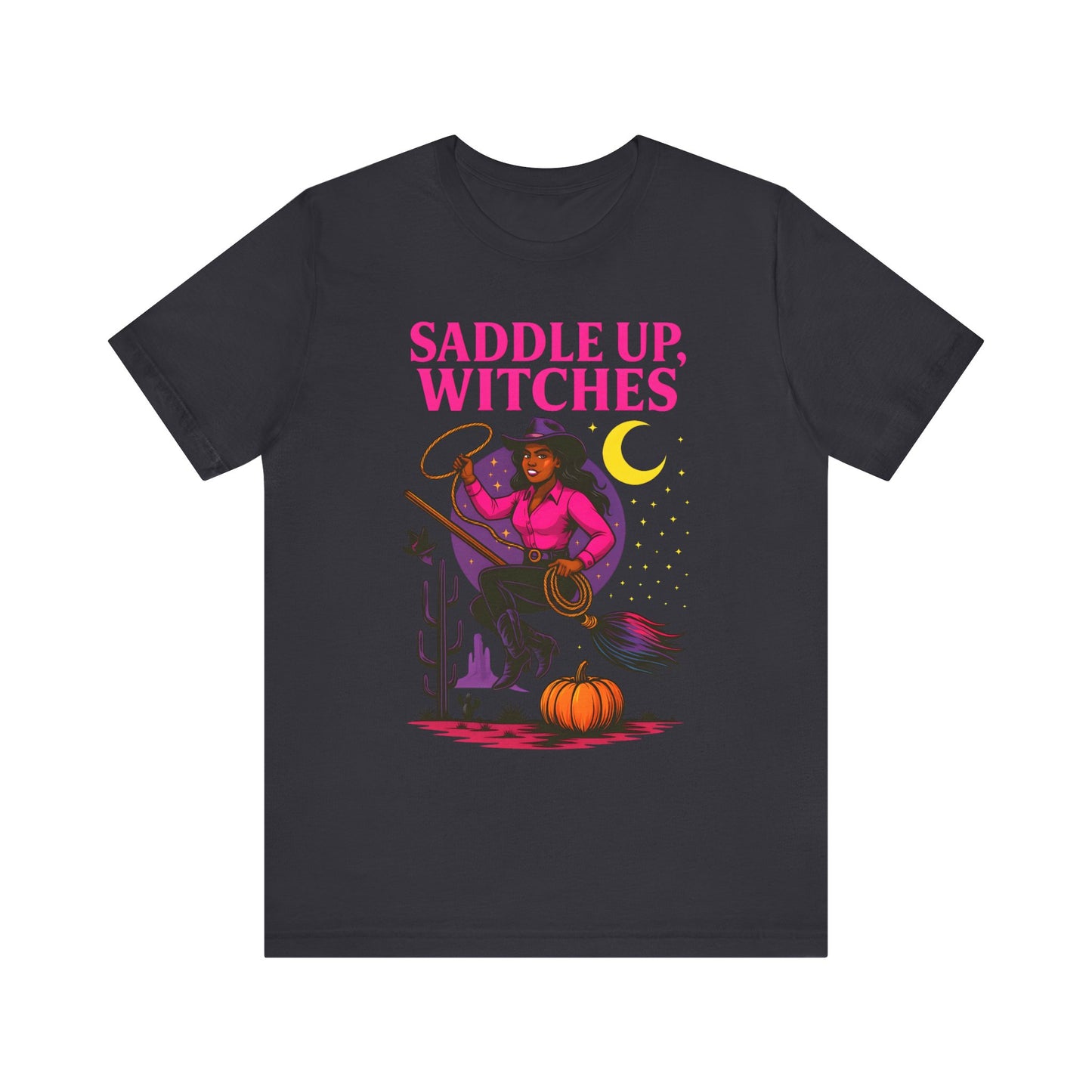 Saddle Up Witches Shirt – Black Cowgirl Western Halloween Tee